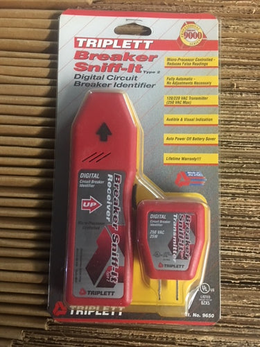 Breaker Sniff-It Digital Circuit Breaker Locator with 120/220/240 VAC Transmitter